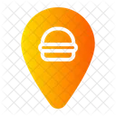 Lieferort für Essen  Symbol