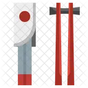 Stabchen Essstabchen Japanisch Symbol