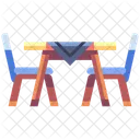 Esstisch-Set  Symbol