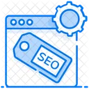 Etiqueta Seo Tarjeta Seo Etiqueta Seo Icon