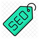 Etiqueta Etiqueta Seo Marketing Icono