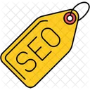 Etiqueta Seo Multimedia Optimizacion De Motores De Busqueda Icono