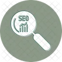 Pesquisa De SEO Encontrar Lupa Icon