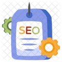 Etiqueta SEO Etiqueta SEO Cartao SEO Ícone