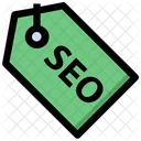 SEO Cracha Etiqueta Ícone