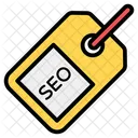 Etiqueta Seo Cartao Seo Etiqueta Seo Ícone