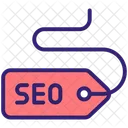 Tag De SEO Rotulo De SEO Emblema De SEO Ícone