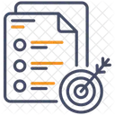 Establecimiento De Metas Objetivo Meta Icono