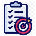 Establecimiento De Metas Objetivo Meta Icon
