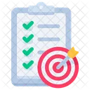 Establecimiento De Metas Objetivo Meta Icon