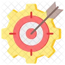 Establecimiento De Metas Objetivo Alineacion Icon