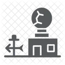 Clima Estacao Anemometro Ícone