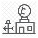 Clima Estacao Anemometro Ícone