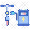 Estação de carregamento de bicicleta  Ícone