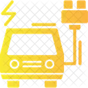 Estacao De Carregamento De Veiculos Eletricos Carregador Ev Ponto De Carregamento Ícone