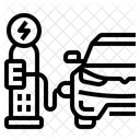 Estação de carregamento elétrico  Ícone
