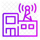 Estacao De Radio Antena Radiodifusao Ícone