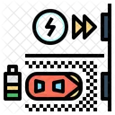 Recarga Estacao Eletrica Ícone