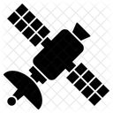 Estacao Espacial Satelite Antena Parabolica Ícone