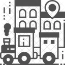 Estacao Ferroviaria Estacao Edificio Ícone