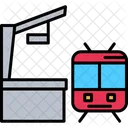 Estacao Ferroviaria Trem Ferrovia Icon