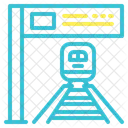 Estacao De Trem Trem Metro Ícone