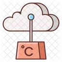 Estacao Meteorologica Anemometro Equipamento Atmosferico Ícone