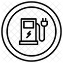 Estação para carregar  Ícone