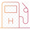 Estacion De Hidrogeno Combustible De Hidrogeno Transporte Sostenible Icono