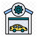 Servicio Garaje Coche Icono