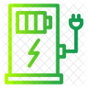 Estacion Electrica Ecologia Potencia Icono
