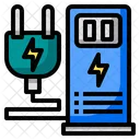 Estacion Electrica Eco Icono