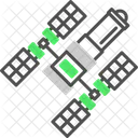 Estacion Espacial Compleja Orbital Icono