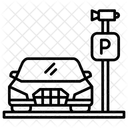 Parque De Estacionamento Sinal De Estacionamento Publico Ícone