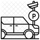 Parque De Estacionamento Sinal De Estacionamento Publico Ícone
