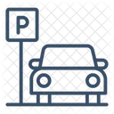 Estacionamento Estacionamento Carro Ícone