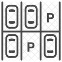 Estacionamento Estacionamento Veiculo Ícone