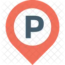 Estacionamento Mapa Pin Ícone