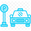 Estacionamento Elementos Da Cidade Carro Ícone