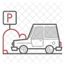 Estacionamento Carro Parque Ícone