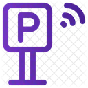 Estacionamento Sinal Sem Fio Ícone