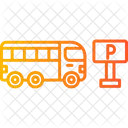 Estacionamento de ônibus  Ícone