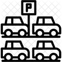 Estacionamento Descoberto Estacionamento Ao Ar Livre Estacionamento Ao Ar Livre Ícone