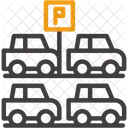 Estacionamento Descoberto Estacionamento Ao Ar Livre Estacionamento Ao Ar Livre Ícone