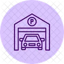 Estacionamento Carro Lote Ícone