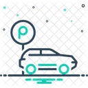 Estacionamento Carro Estacionamento Ícone