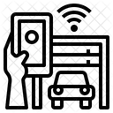 Estacionamento Smartphone Celular Ícone