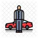 Estacionamento Manobrista Hospitalidade Ícone