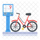 Estacionamento para bicicletas  Ícone