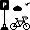 Estacionamento de bicicletas  Ícone